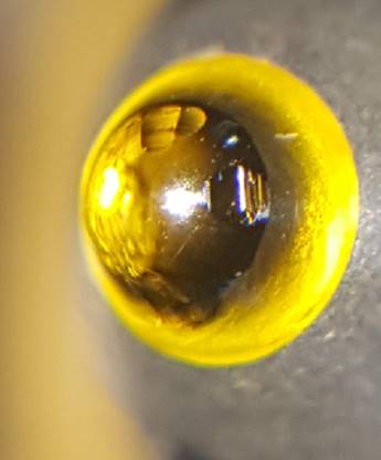 磨損后的金剛石滾壓頭